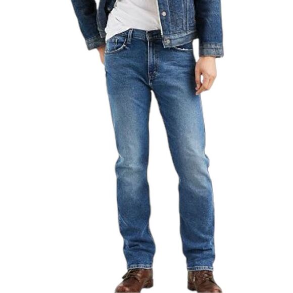 Levi's 505 Men’s Regular Fit Medium Wash Size 40x32 - Picture 1 of 7